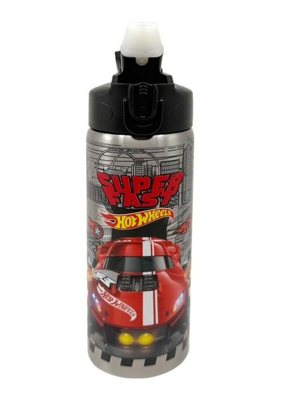 Okul Matarası 3437-hot Wheels Çelik Matara Çok Renkli