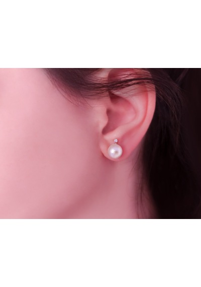 Sirius Pırlanta Taşlı Inci Küpe 0810E0012