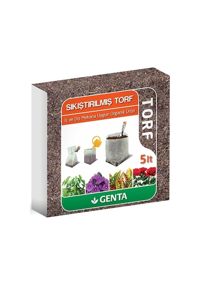 Sıkıştırılmış Torf Cocopeat 5 Lt 0,250