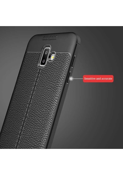 Samsung Galaxy Uyumlu J6 Plus Kilif Deri Tarzi Niss Silikon Case 389468114