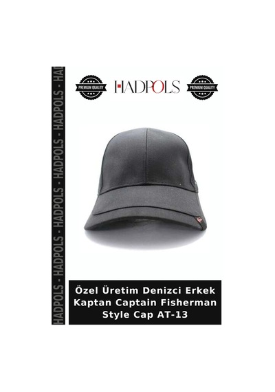 Hadpols Özel Üretim Denizci Erkek Kaptan Captain Fisherman Style Cap At-13 Çok Renkli