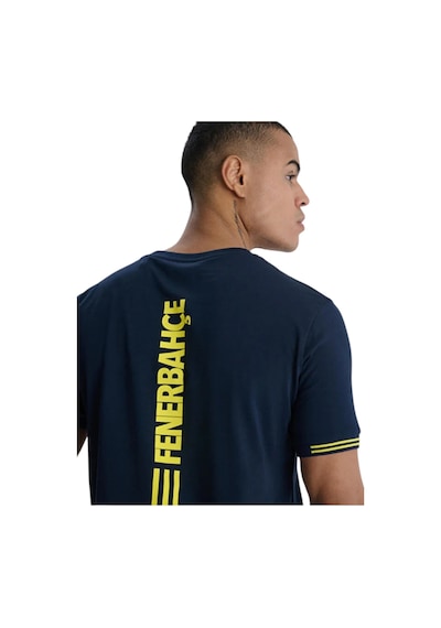 Fenerium Fenerbahçe Erkek Tribün Sırt Detaylı T-shirt Uv+bileklik Kutu Lacivert