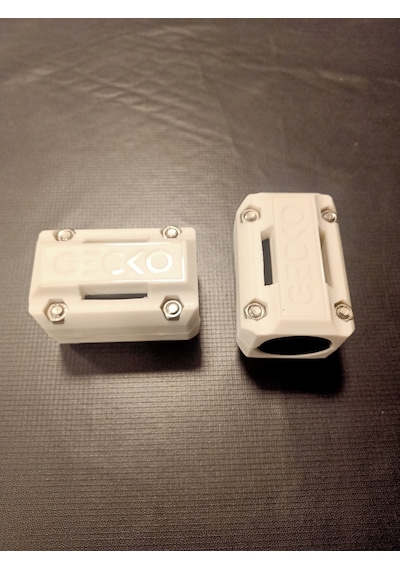 Motosiklet Koruma Demiri Takozu Gecko Universal Kare 65 Mm Beyaz Renk