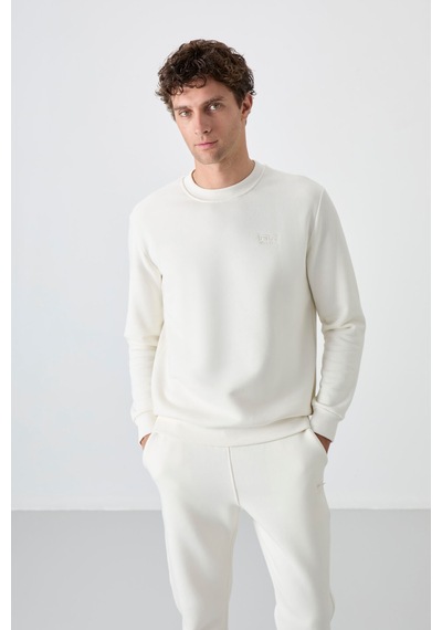 Tommy Life Andy Ekru Şardonlu Erkek Eşofman Takım - 85190 Ekru