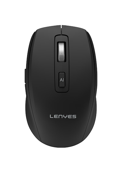 Lenyes Ws106 Yapay Zeka Destekli Çift Bluetooth Bağlantılı 2.4g Kablosuz Mouse 1200 Dpı Siyah Ws106