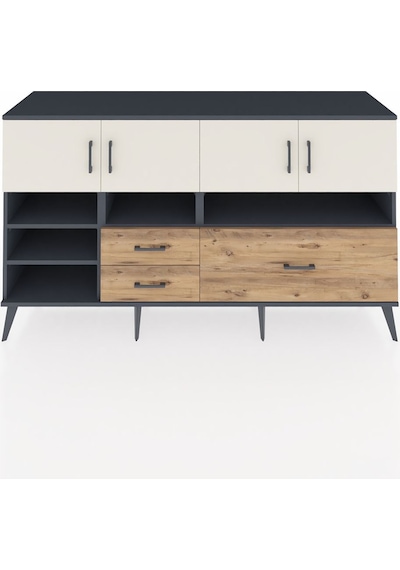 Hyperion Konsol 8 Raflı 3 Çekmeceli 4 Kapaklı 176x44x99 Antrasit- Antrasit-aytaşı/çam Hyperion Konsol 8 Raflı 3 Çekmeceli 4 Kapaklı 176x44x99 Antrasit- Antrasit-aytaşı/çam