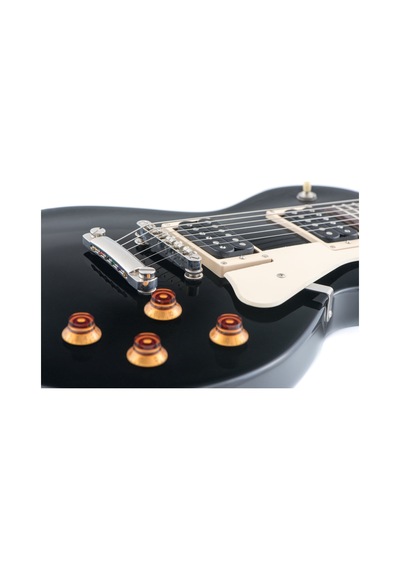 Cort Cr100bk Elektro Gitar, Siyah, Pslp-1f & Pslp-1r H-h