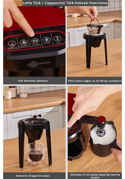 Karaca Hatır Barista Cappuccino ve Türk Kahve Makinesi
