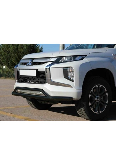 Toyota Uyumlu Revo Off Road Ön Tampon Koruma Demiri Siyah Çiftli Bıyık 2006+ Pst18