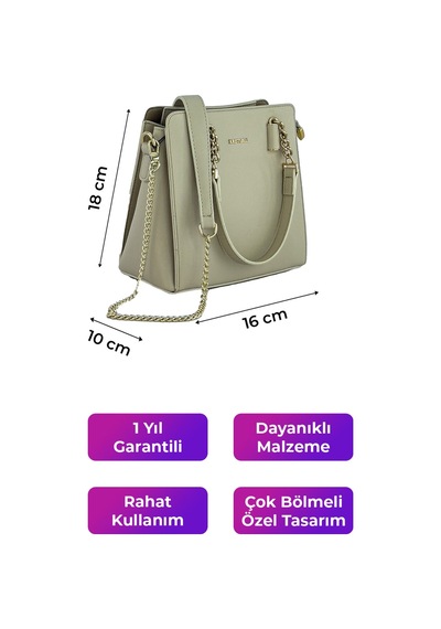 Kriste Bell Kadın Çanta Bej 7139 Bej