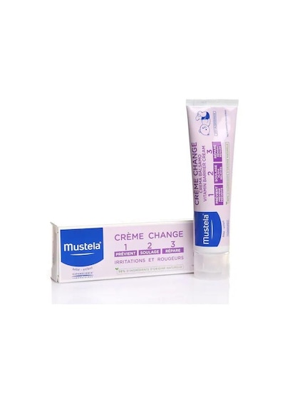 Mustela Vitamin Barrier 1.2.3 Pişik Kremi 100 Ml + Mustela Yenidoğan Şampuan 500 Ml