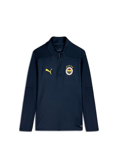 Puma 778125-12 Fsk Training 1/4 Zip Top Jr Fenerbahçe Çocuk Yarım Fermuarlı Üst Lacivert