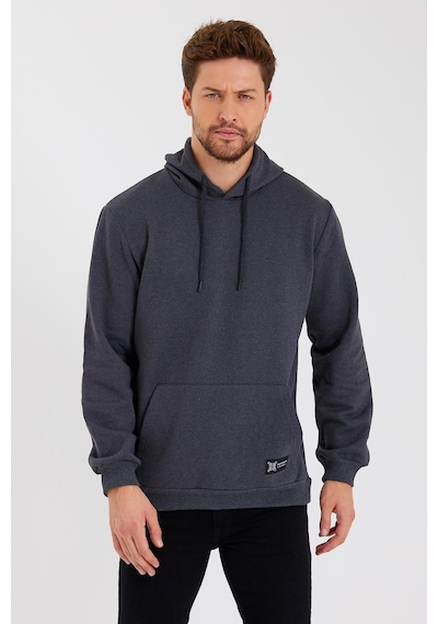Mmetalic Kanguru Cepli Kapüşonlu İçi Pamuklu Erkek Sweatshirt 001