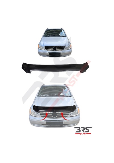 Mercedes Vito W639 Kaput Rüzgarlığı Abs 2004 - 2010 Yıl Aralığı