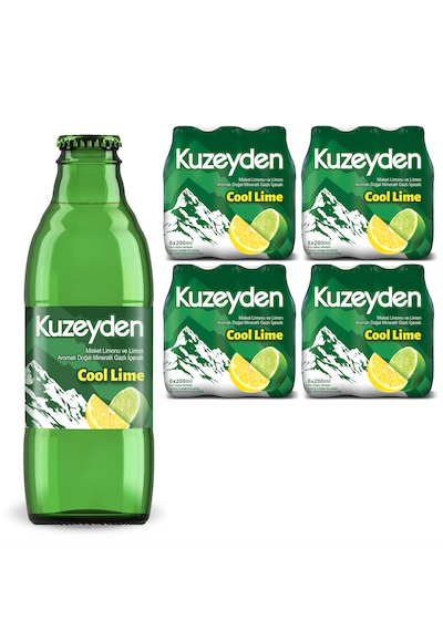 Kuzeyden Maden Suyu Cool Lime 24x200ml