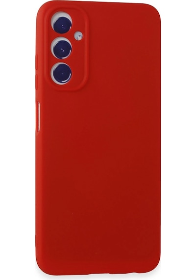 Samsung Uyumlu Galaxy A05s Kılıf First Premiums Silikon Kapak Kırmızı