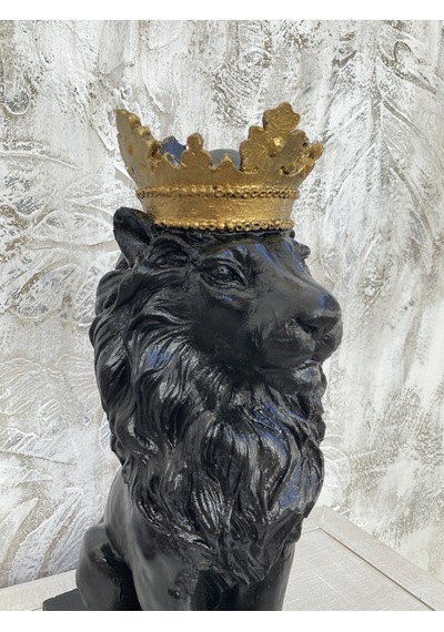 Aslan Taçlı Heykel, Biblo Siyah Büyük