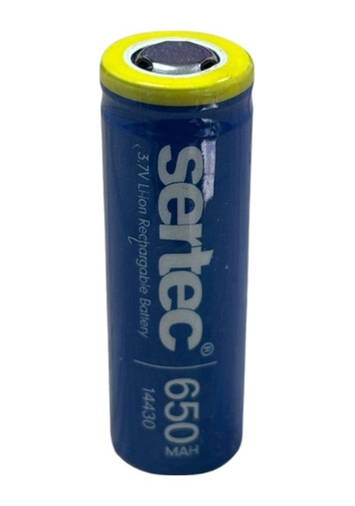 3.7v Li-ion 14430 - 650 Mah 1c Şarjlı Pil