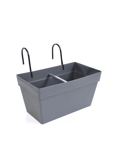 Omnipazar So-yb01a Dekoratif Askılı Yalı Balkon Saksı 6.5 Litre No 1 Antrasit 116