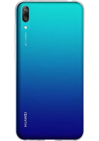 Huawei Y7 Pro 2019 1mm Silikon Şeffaf Kapak