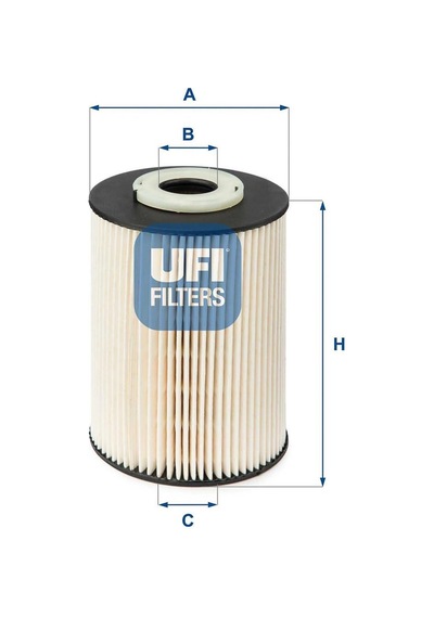 Ufı 26.020.00 Mazot Fıltresı Mondeo Iv Iv 07 / S40 S60 V50 V70 C30 C70 2.0 Tdcı