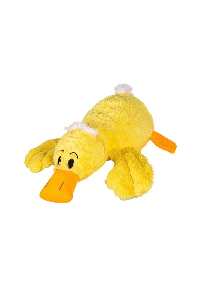 Peluş Yatan Ördek 50 Cm Sarı