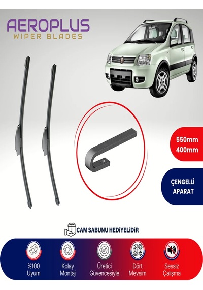 Aeroplus Fiat Panda Muz Silecek Takımı 2004-2012