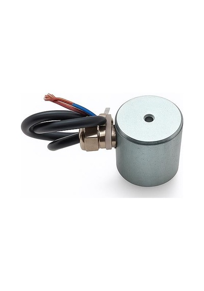 Ø40 40 Mm 24v Elektromıknatıs M6 Bağlantılı, Yandan Kablolu, %100 Çalışma, Sürekli Kullanım Tipi Güçlü Endüstriyel Elektromıknatıs