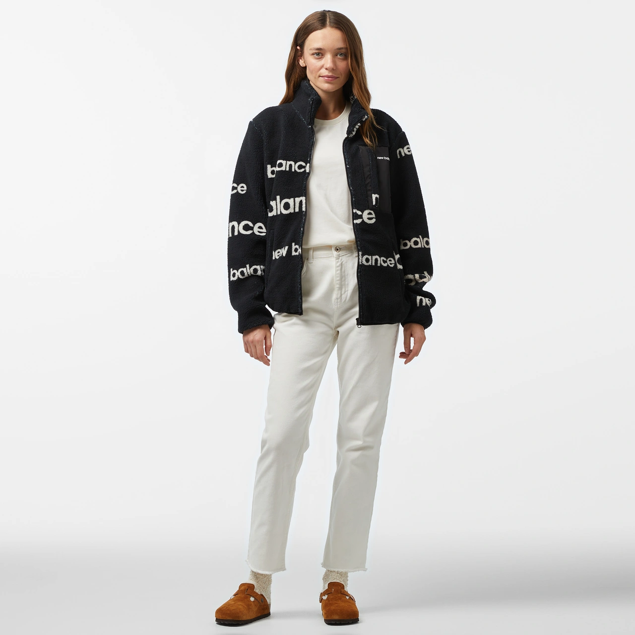 New Balance Nb Lifestyle Kadın Siyah Sweatshirt Unc3358 Siyah