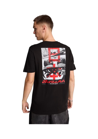 Puma F1 Japan Erkek Siyah Günlük Stil T-shirt 63017501 1637349 SIYAH