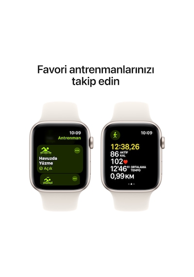 Apple Watch SE GPS + Cellular 40 MM Alüminyum Kasa Spor Kordon S/M Akıllı Saat (Apple Türkiye Garantili)