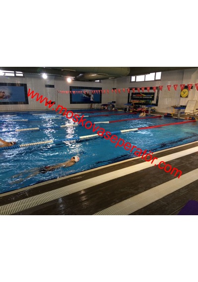 Moskova Havuz Kulvar Seperatör 25mt Yarı Olimpik Set Çok Renkli
