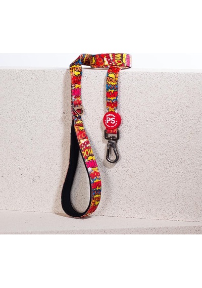 Wow Leash Kedi Köpek Sevk & Gezdirme Kayışı Köpek Uzatma Tasması-1,5cm Kırmızı