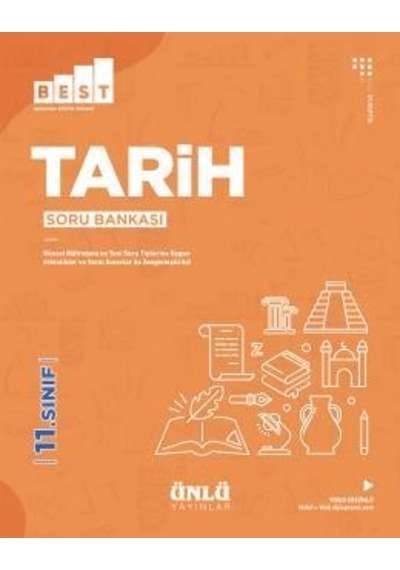 11.Sınıf Tarih Soru Bankası Best - Ünlü Yayınları