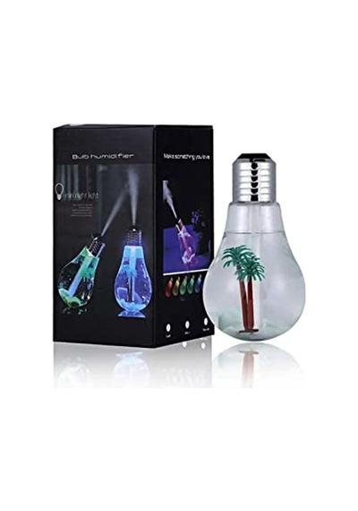 Mobee Ampul Şeklinde Led Işıklı Hava Nemlendirici Buhar Makinesi