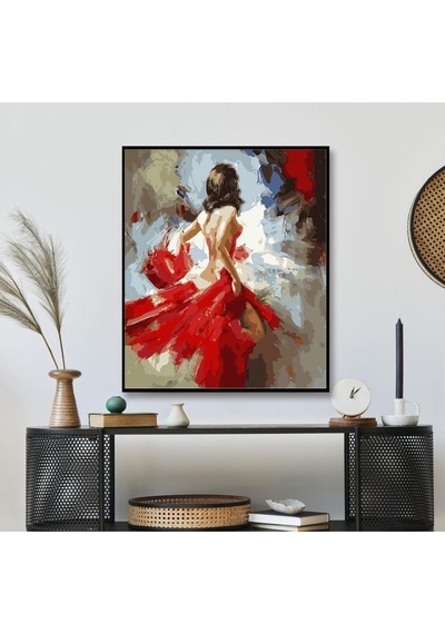 Nü Figür El Yapımı Yağlı Boya Tablo 95x110cm