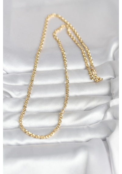 14k Gold Renk Zincir 60 Cm Kadın Kolye Cm Renkli 24272359