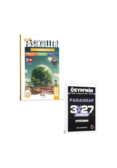 Ulti 2027 9. Sınıf Coğrafya Ulti Fasikülleri+ Evp Akademi Paragraf
