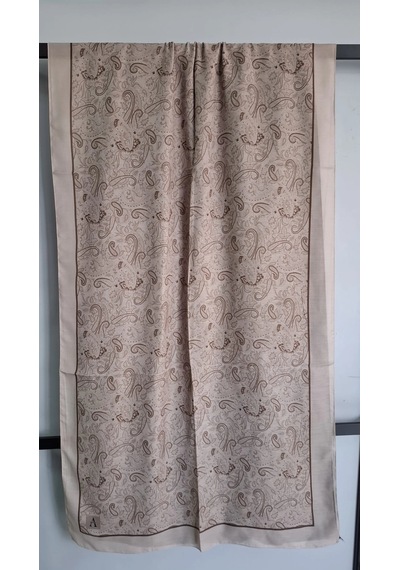Modakaşmir Aminenesil Paisley Etnik Desen Soft Pamuk Şal BEj
