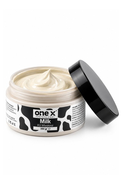 One X Milk Kil Maskesi 350 Gr Süt Özlü Arındırıcı Yüz Maskesi, Cilt Bakım Ve Temizleme Maskesi, Tüm Cilt Tipleri