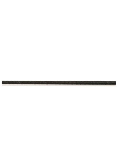 Kağıt Pipet Siyah Sargısız 6x195 Mm 50'li Kutulu 50 Adet 50