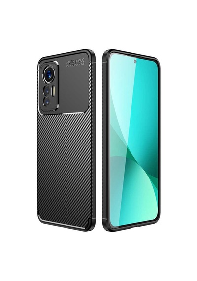 Xiaomi Mi 12 Lite Kilif Zore Negro Karbon Tasarim Silikon Kilif 559931332