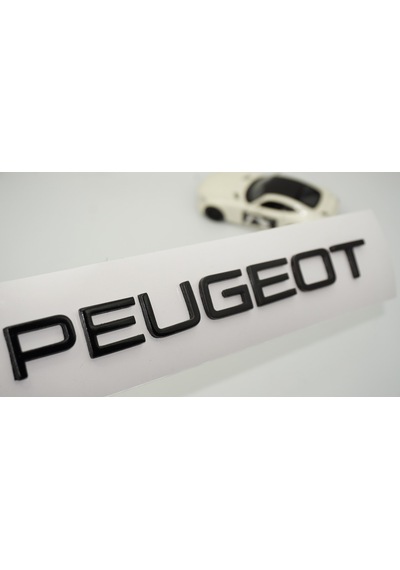 Dk Tuning Peugeot Bagaj Yeni Nesil Siyah Abs Yazı Logo