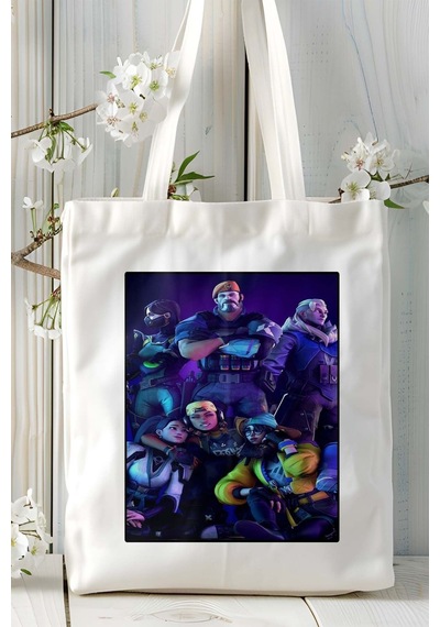 Art Hediye Oyun Baskılı Omuz Çanta Çok Renkli