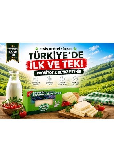 Birinci Süt Probiyotik Beyaz Peynir 300 Gr Türkiye De İlk Ve Tek