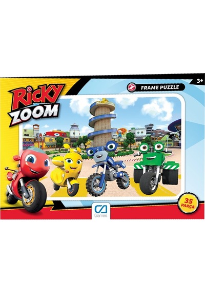 Ricky Zoom 35 Parça Frame Puzzle/Yapboz (Riki Zum)