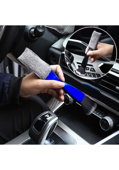 Çok Fonksiyonlu Detay Temizlik Fırçası Klima Izgara Temizleme Aleti 22x5cm