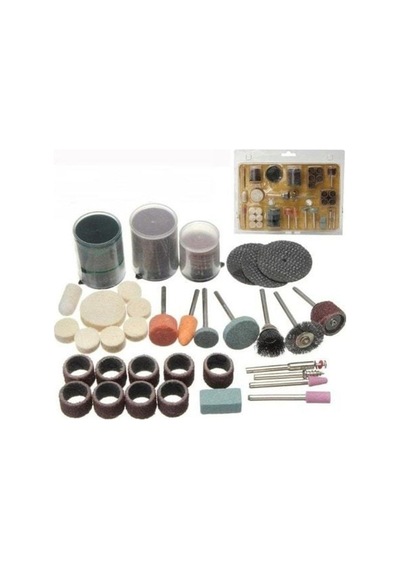 Sega 105 Parça Taşlama Zımpara Dremel Gravür Oyma Aksesuar   Set