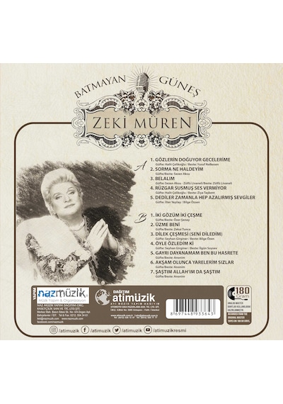 Zeki Müren Batmayan Güneş Plak