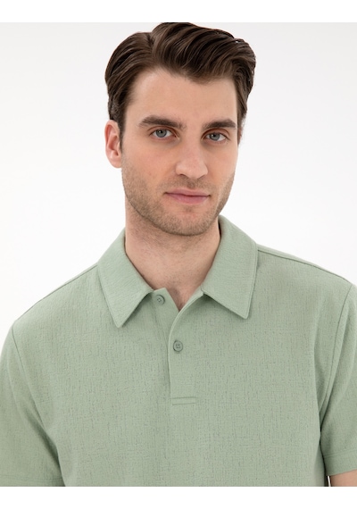 Pierre Cardin Erkek Çağla Tişört 50307581-vr016 Çağla